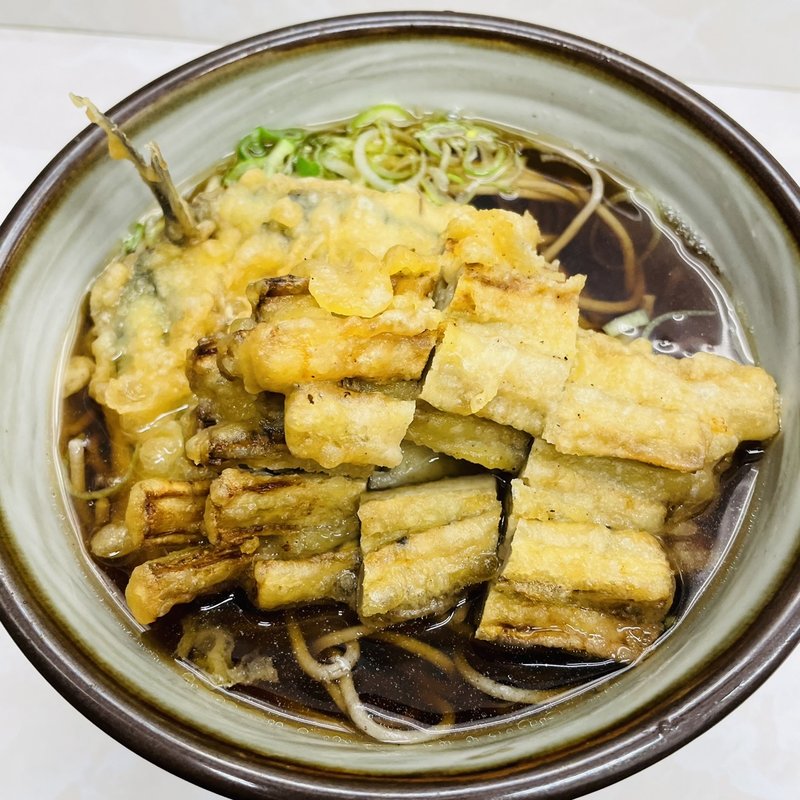 ゴボウ天アジ天そば(浜田屋 （はまだや）)