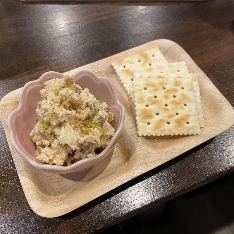 奈良漬け 粉山椒クリームチーズ(Japanese Sake STAND 85(ハッコー))