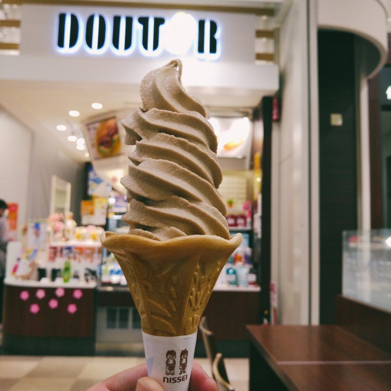 コーヒーミルクソフトクリーム(ドトールコーヒーショップ イオンモール石巻店)