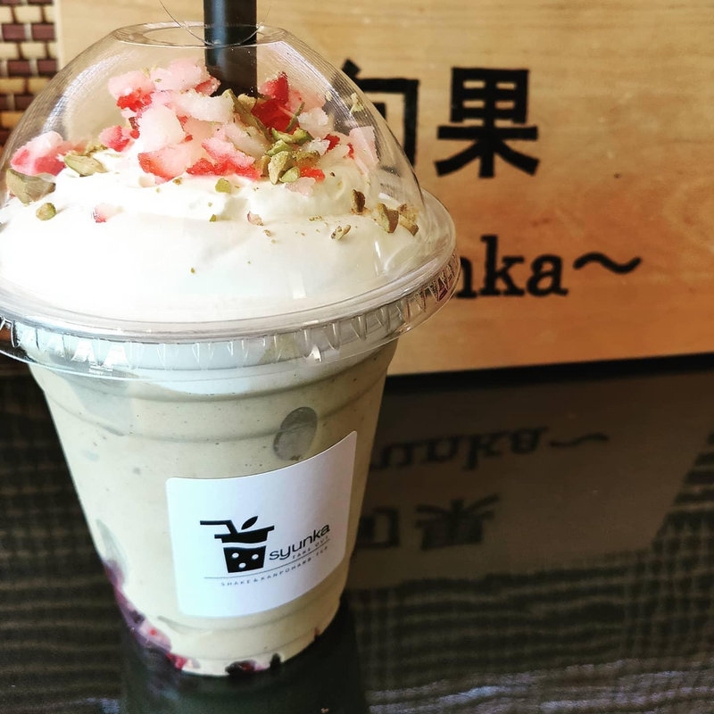 ピスタチオシェイク(氷屋cafe 旬果)