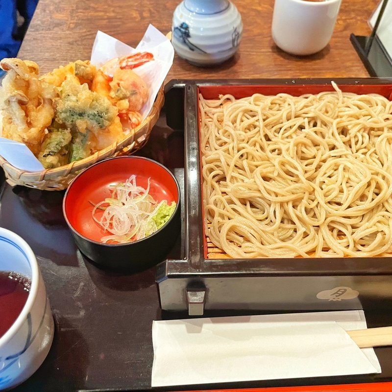 二枚天せいろ(石挽 いわもと)