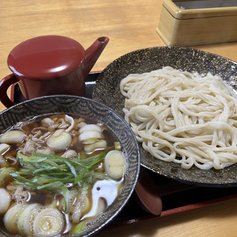 肉ネギ汁うどん　大もり(みょうとうどん 加須店)