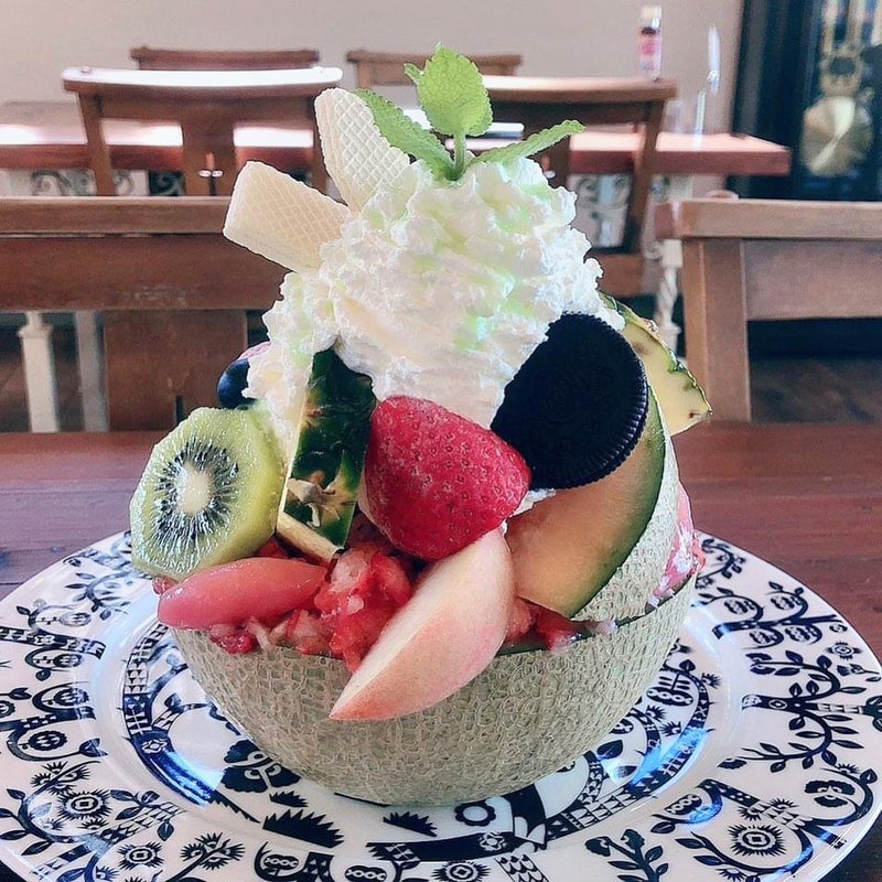 メロンアラモード(カフェ アンジェ・フレーゼ )