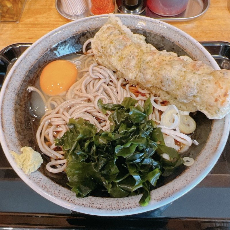 冷しちくわ天玉そば(のじろう)