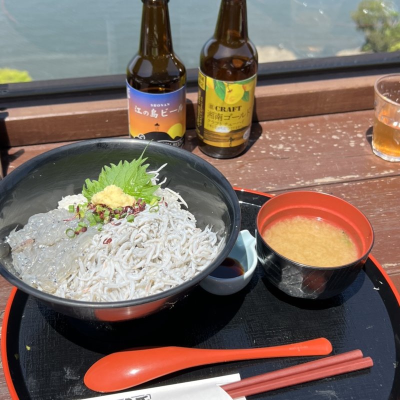 生しらすハーフ丼(江之島亭)