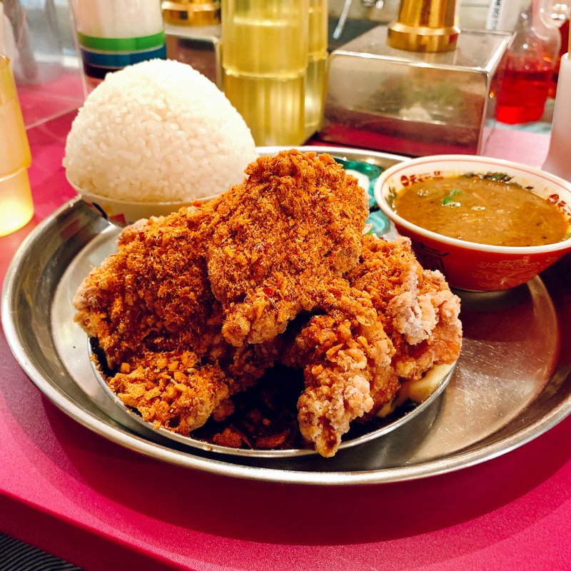 毛沢東チキン定食(スパイスサロン バビルの塔)