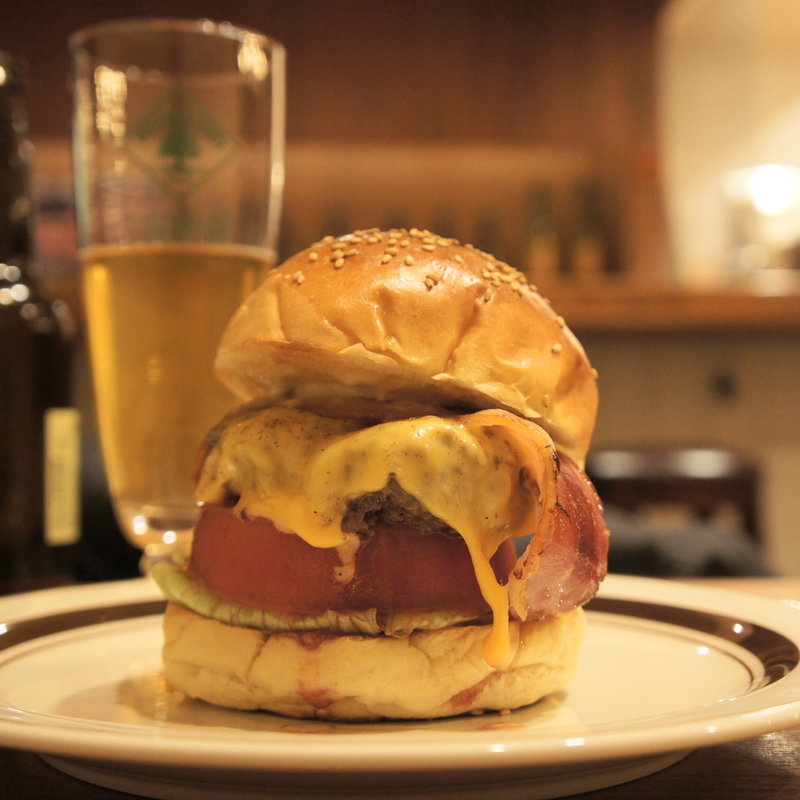 ベーコンチーズバーガー(オルバーガー京都)