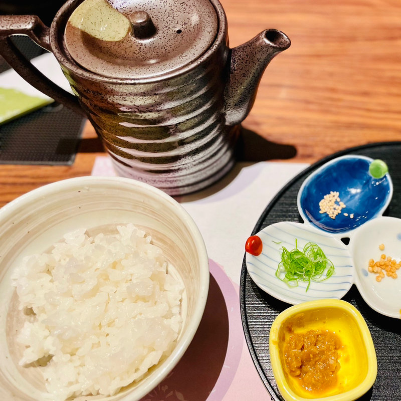 食事(鯛のしじみ味噌茶漬け)(佳翠苑 皆美 （出雲・玉造温泉 佳翠苑 皆美）)