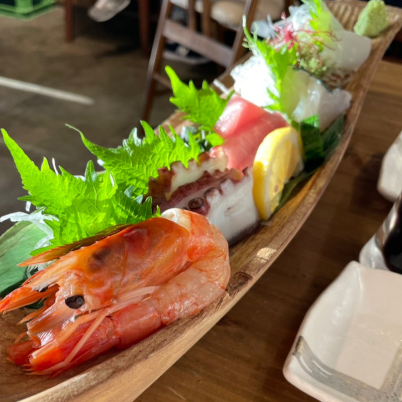 刺身5点盛り(北谷殿内)