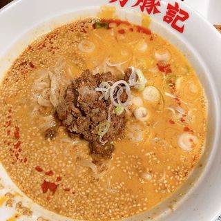 白胡麻坦々麺（ランチセット）(万豚記 基町クレド・パセーラ店 )