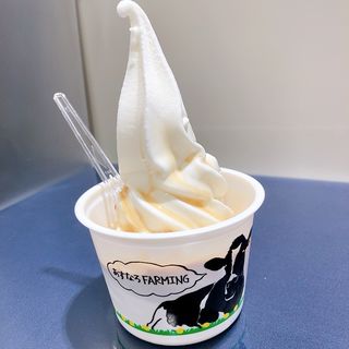 あすなろfarmingのソフトクリーム（生キャラメル）(広島そごう（北海道物産展）)