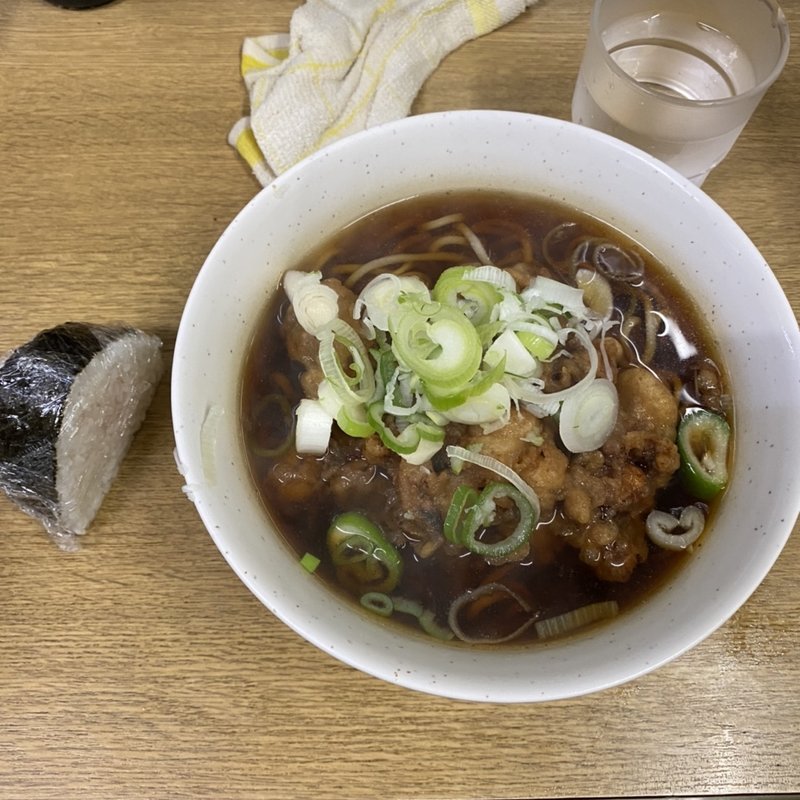 ジャンボゲソ天そば(一由そば )