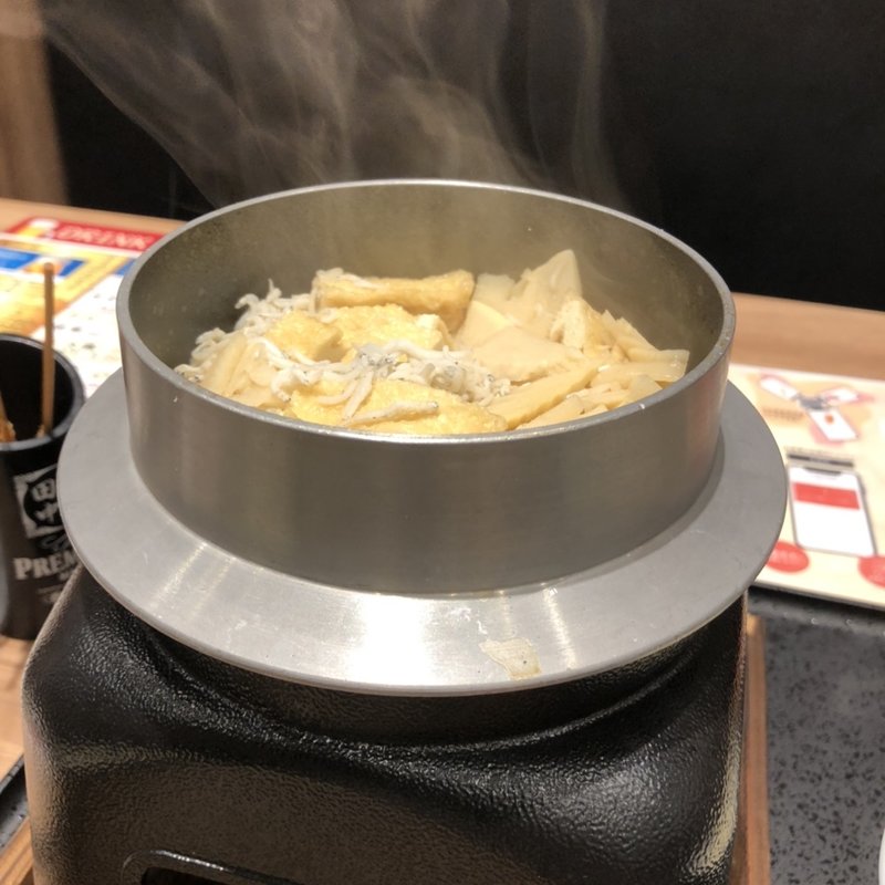 たけのこしらす釜飯（季節限定）(串カツ田中　宗像店)