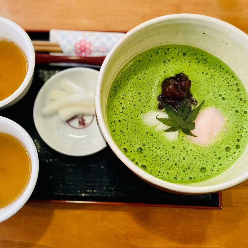 抹茶ぜんざい(ぜんざい餅 )