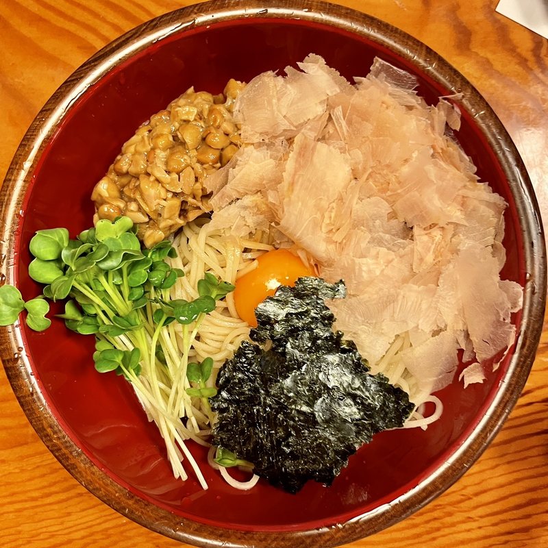 納豆そば(利久庵)