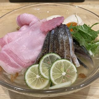 炙り〆鯖冷やし塩そばDX(福島壱麺 （イチメン）)