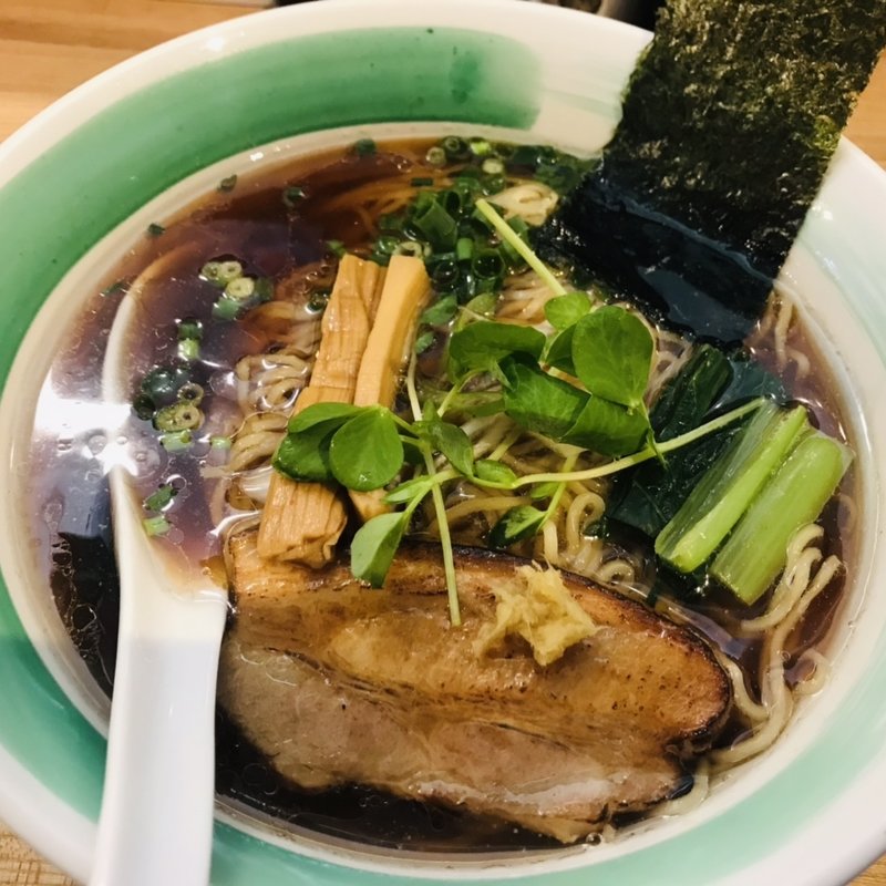 中華そば醤油(麺やHIRAMEKI)