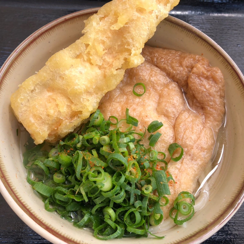 かけ小冷ちくわ天あげトッピング(なかむら)