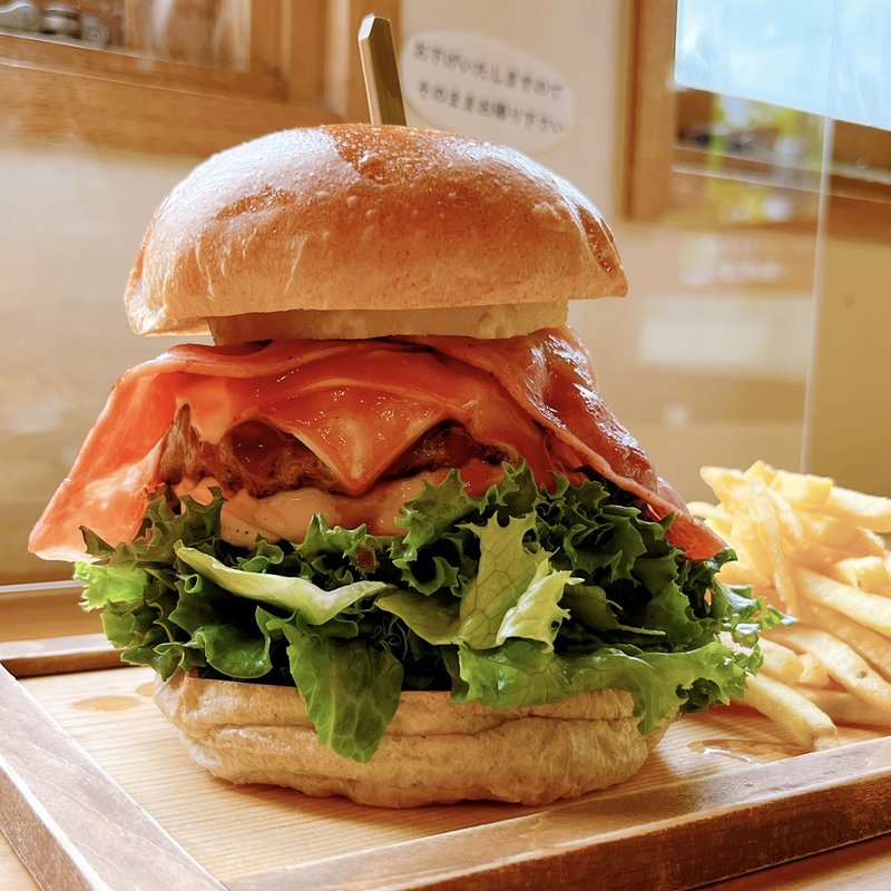 アメリカンバーガー(バックカントリーバーガーズ　甲州夢小路店)