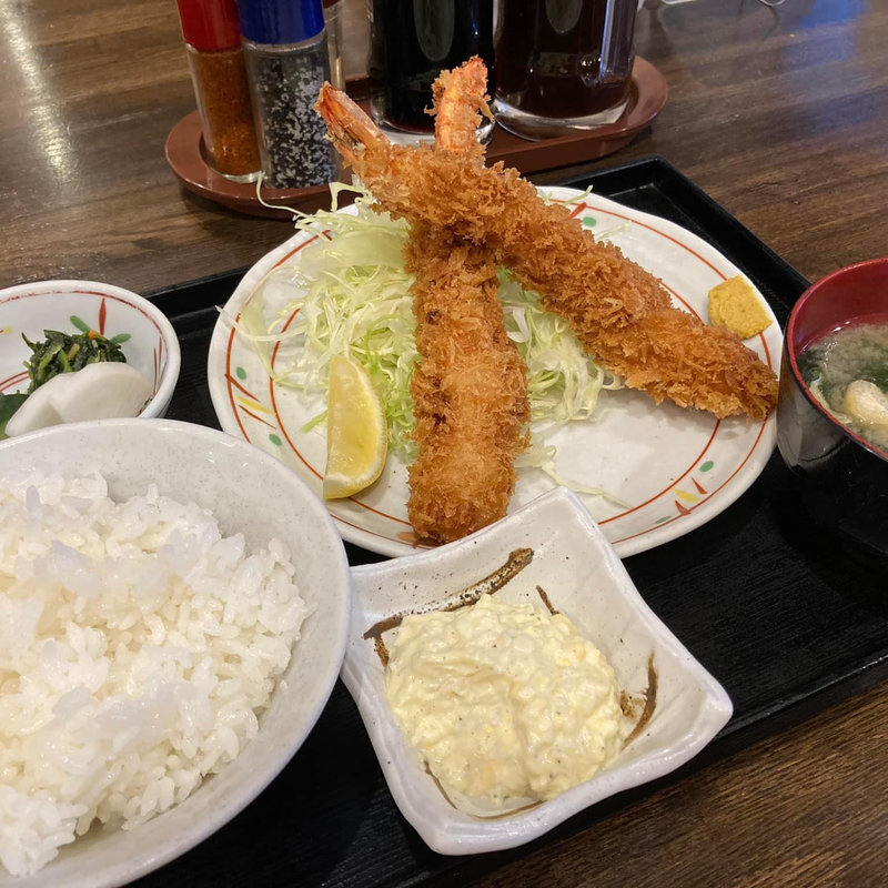 エビフライ定食(巣鴨ときわ食堂 庚申塚店 （すがもときわしょくどう）)