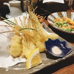島らっきょうの天ぷら(味のより道 誇羅司屋 （あじのよりみち ほこらしや）)