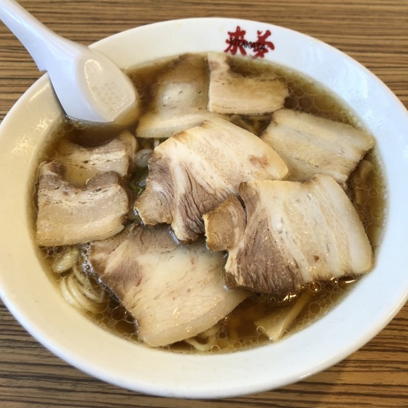 正油チャーシューメン(喜多方ラーメン　来夢 猪苗代店)