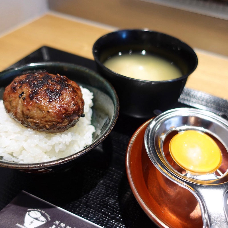 挽肉玉定食(炭焼き挽肉玉（ハンバーグ）専門店 挽肉ノ玉ヤ)