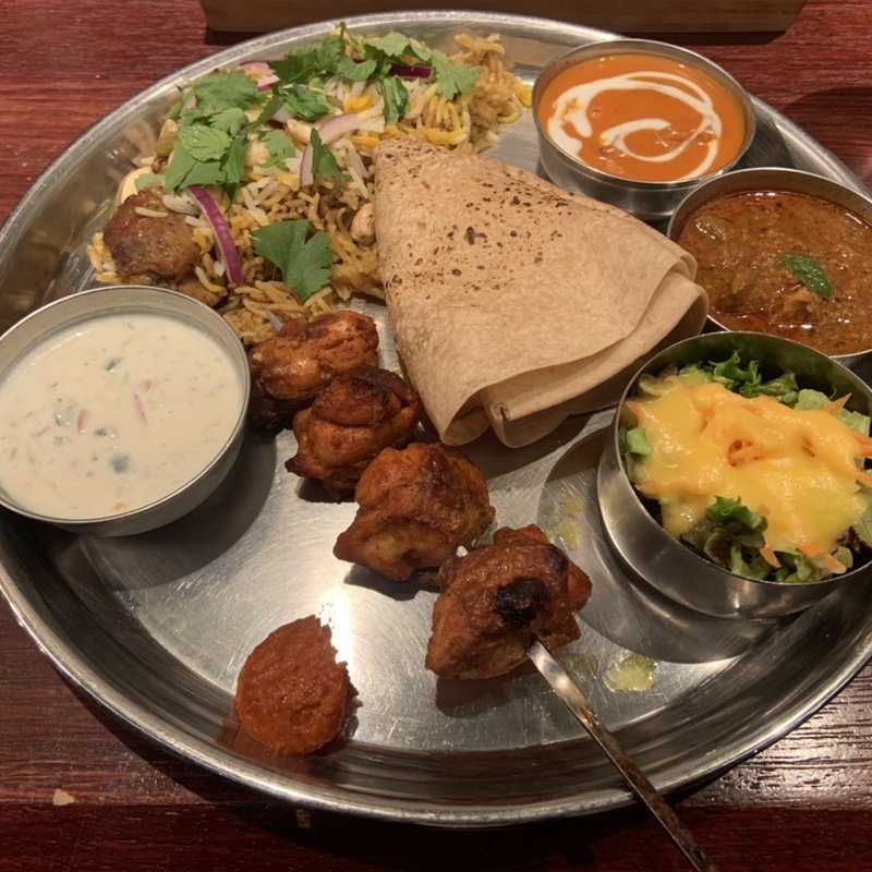 バラエティプレート(エリックサウスマサラダイナー)