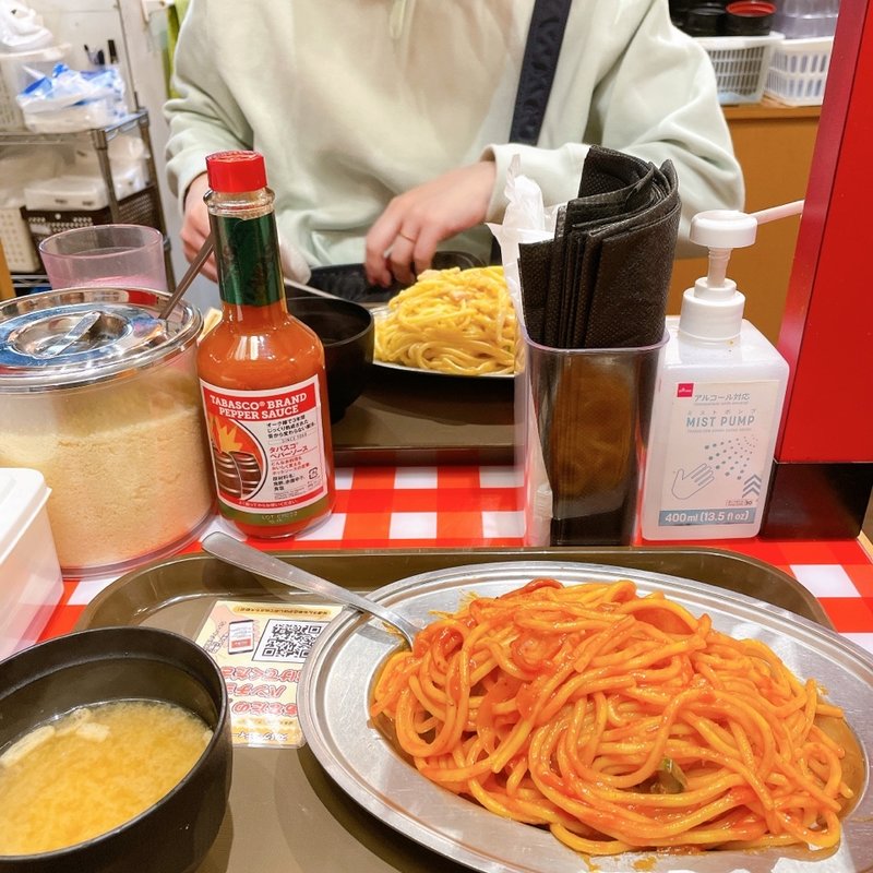 ナポリタン(スパゲッティーのパンチョ 秋葉原店)