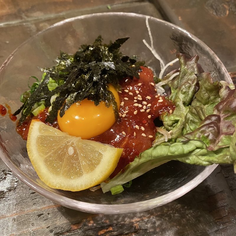 マグロユッケ風(ちるちょん)