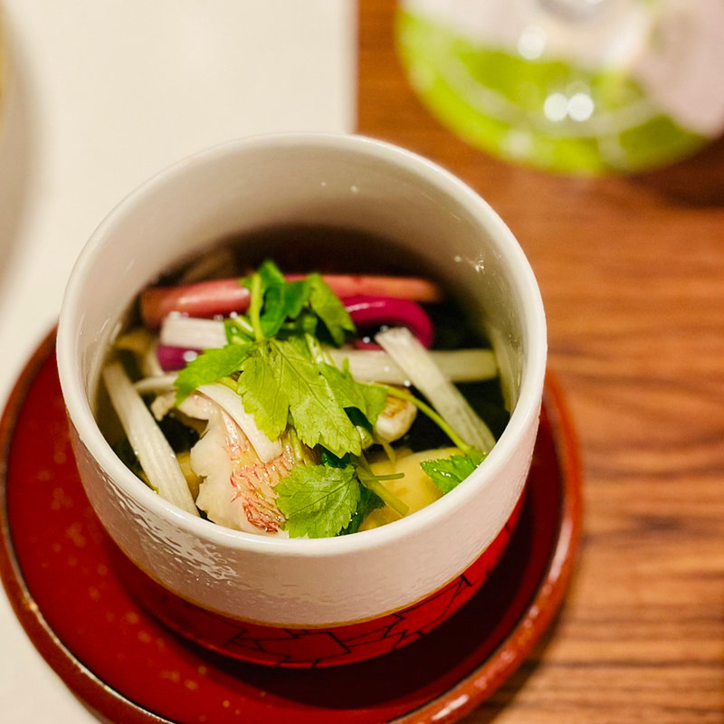 蓋物　日本海連小鯛若竹煮(佳翠苑 皆美 （出雲・玉造温泉 佳翠苑 皆美）)