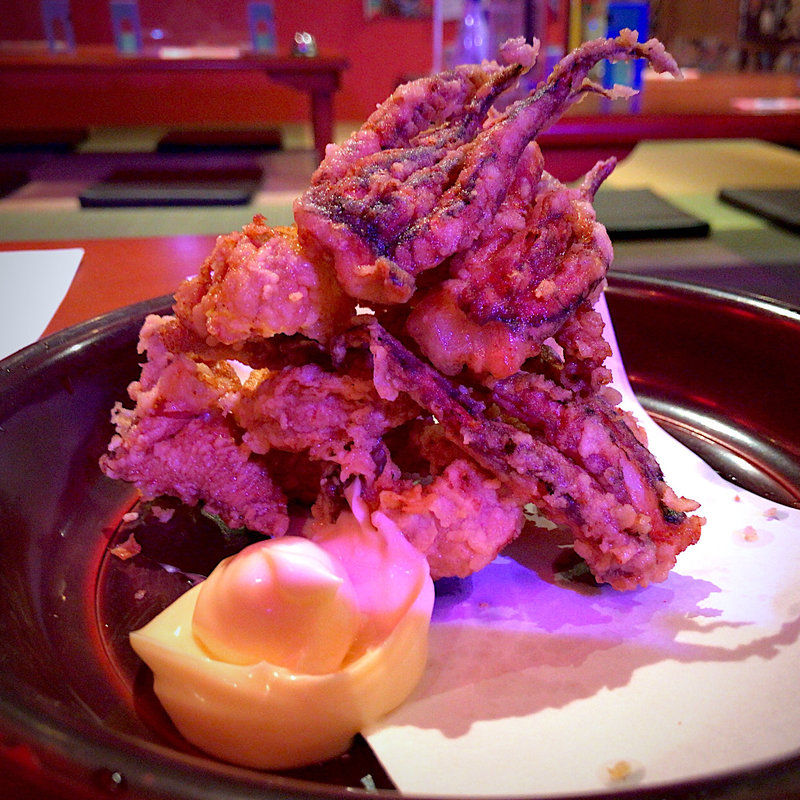 イカ揚げの豪快盛り(津軽三味線 ねぶた魂)