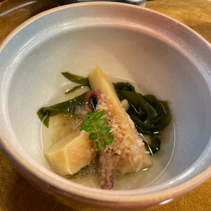 若竹煮 鳴門若芽(別邸そらの庭)