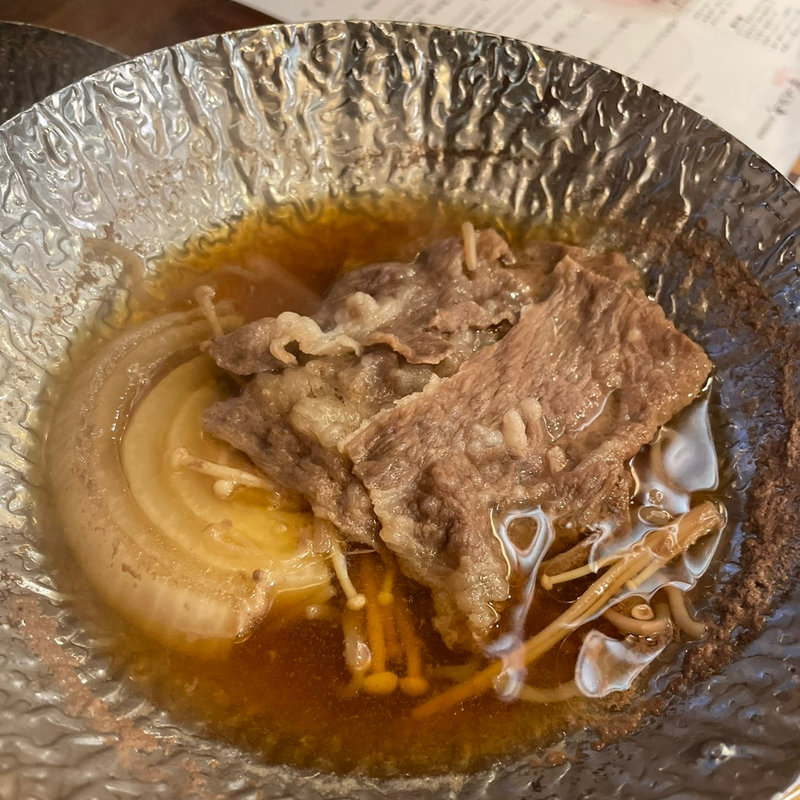 上州牛すき焼き(別邸そらの庭)