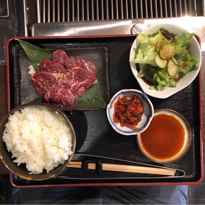 ハラミ定食(焼肉 肉秀 菊名店)
