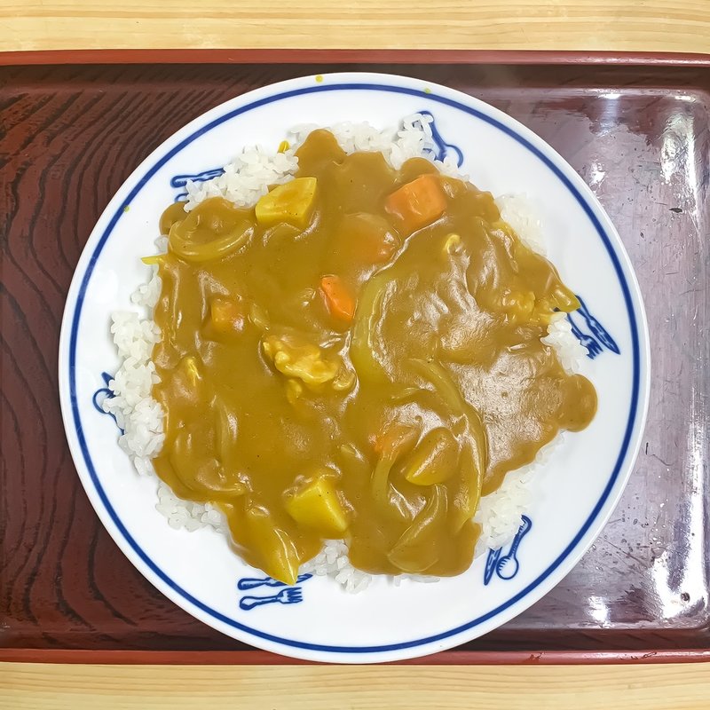 カレーライス(可祢井そば)