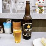 ビール大瓶サッポロ黒ラベル(八幡屋 )