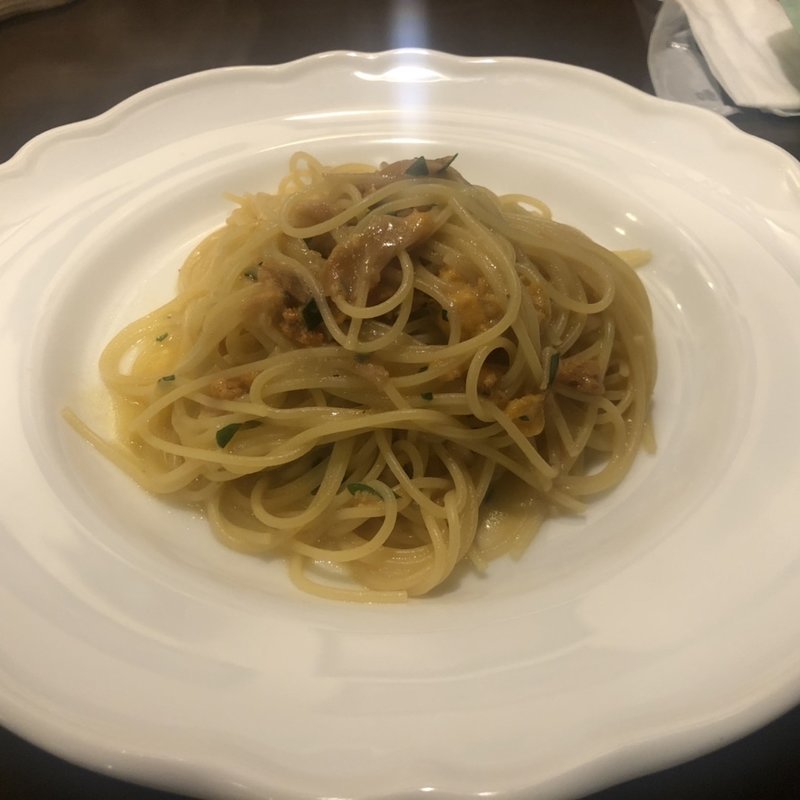 生ウニのペペロンチーノ スパゲティ(トラットリア ダ ゴイーノ （TRATTORIA Da GOINO）)