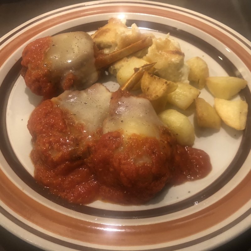 仔羊と燻製チーズの重ね焼き トマトソース(トラットリア ダ ゴイーノ （TRATTORIA Da GOINO）)