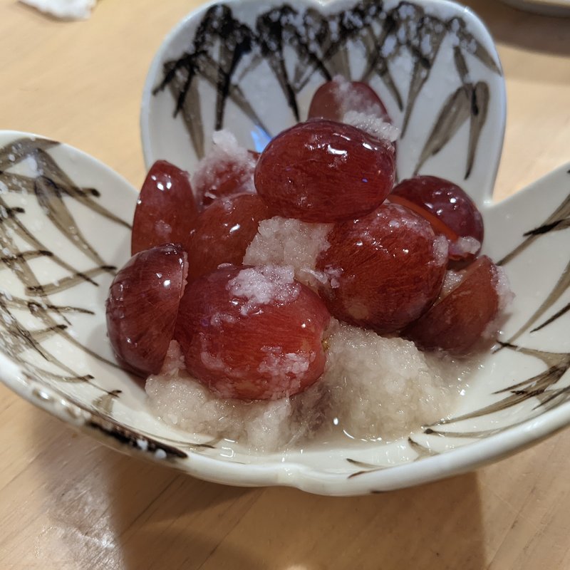 種なしぶどうみぞれ酢(田っくん商店)