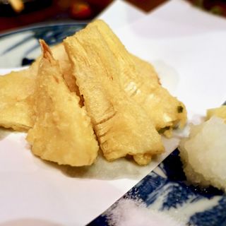 筍の天ぷら(だし屋凸凹)