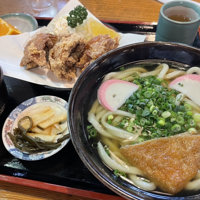 唐揚げ定食(藪)