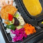 野菜の水分カレー弁当(ベビーダ花)
