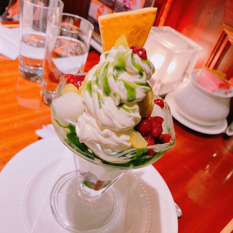 抹茶白玉パフェ(珈琲茶館　集 新宿店 )