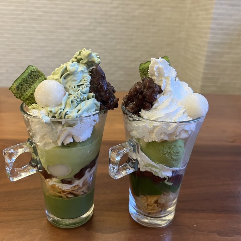 抹茶パフェ(京都　東山荘 )