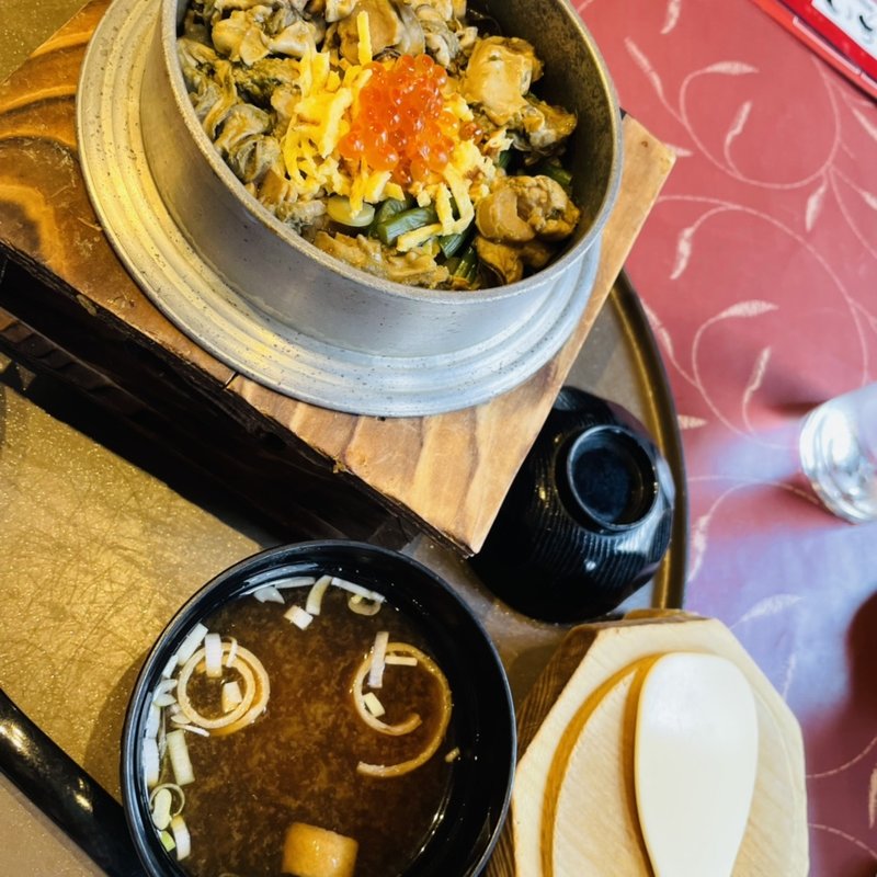 かき甘辛煮釜飯(旬のお料理・釜飯 いちえ )