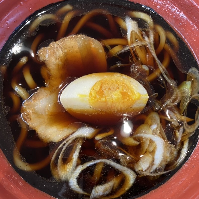 醤油ブラックラーメン(無添 くら寿司 弘前店 )