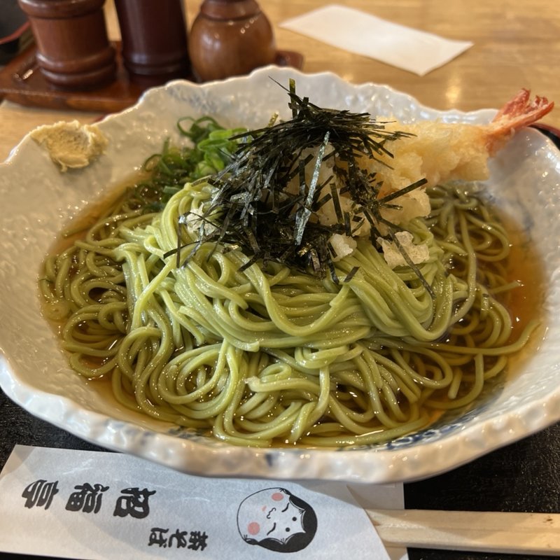天ぷらそば(新町 招福亭 （しょうふくてい）)
