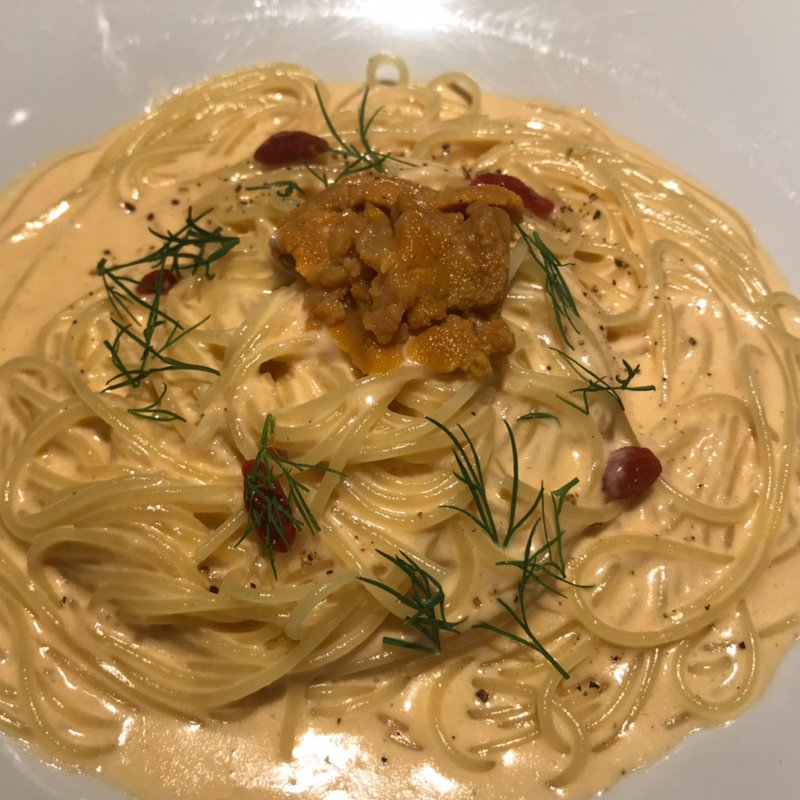 ウニのクリームソース(俺のフレンチ・イタリアン AOYAMA )