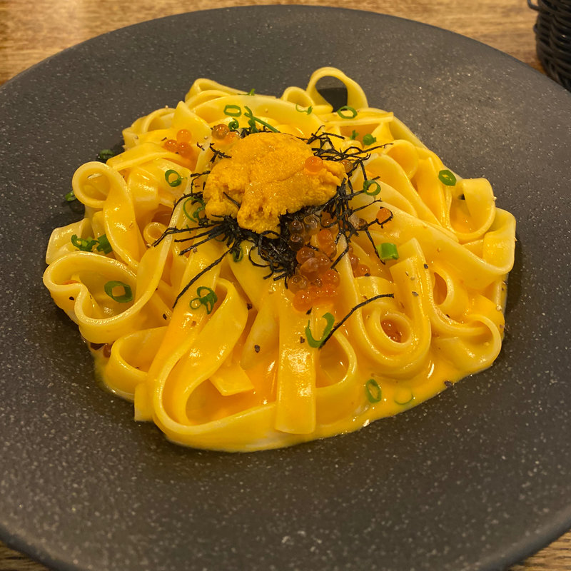 "うにといくら"濃厚うにクリームソース(鎌倉パスタ 京都桂店 （カマクラパスタ）)
